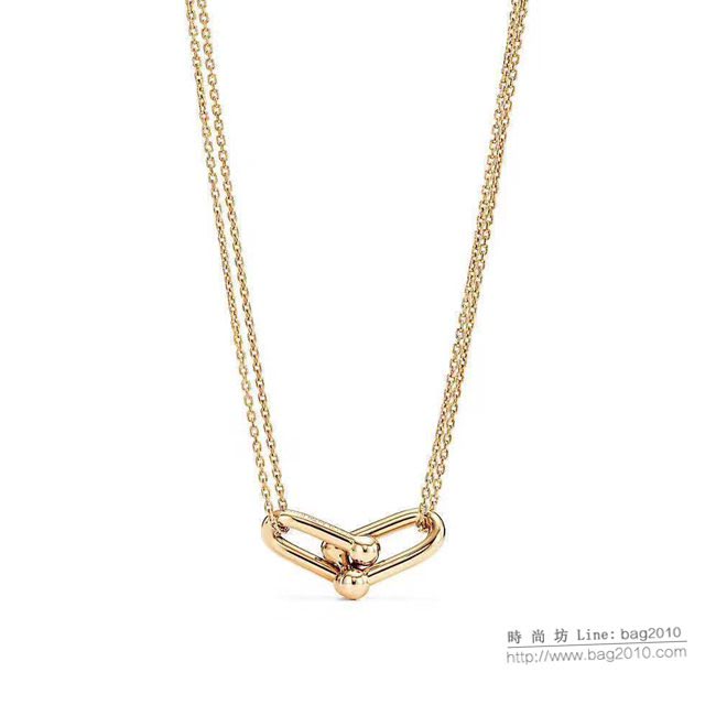 Tiffany飾品 蒂芙尼女士專櫃爆款關節鏈環項鏈 Tiffany純銀鎖骨鏈  zgt1755